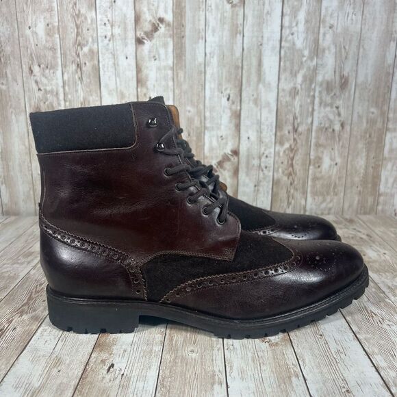 Mercanti fiorentini wingtip chukka‎ boot leather Mens 12 - Picture 1 of 8